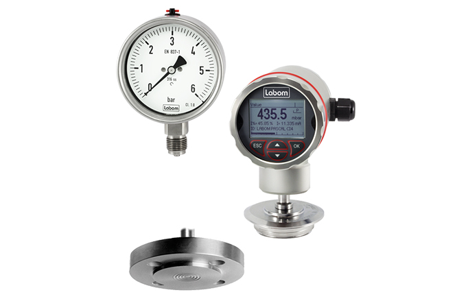 LABOM: pressure gauges, thermometers and level gauges made in Germany